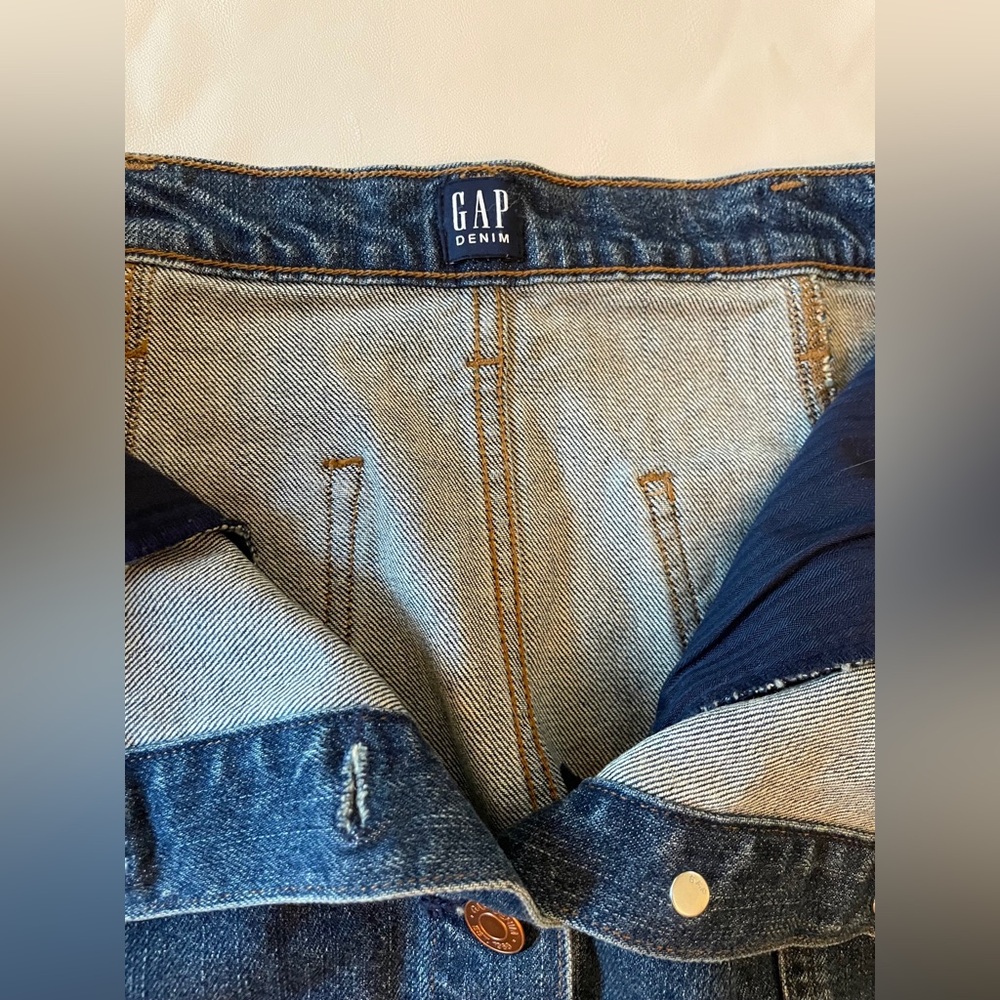 Gap Denim mini skirt size 27 XS - Picture 3 of 9